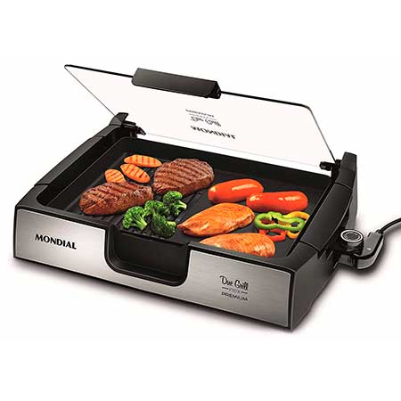 Grill Elétrico Mondial Due Grill Premium